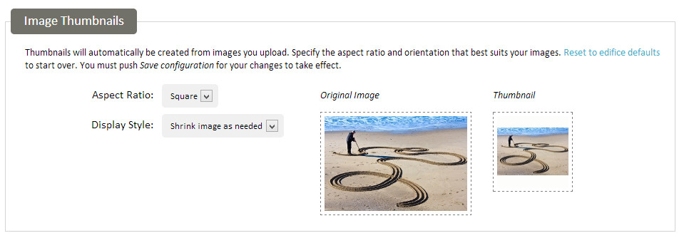 Image Thumnail Generation
